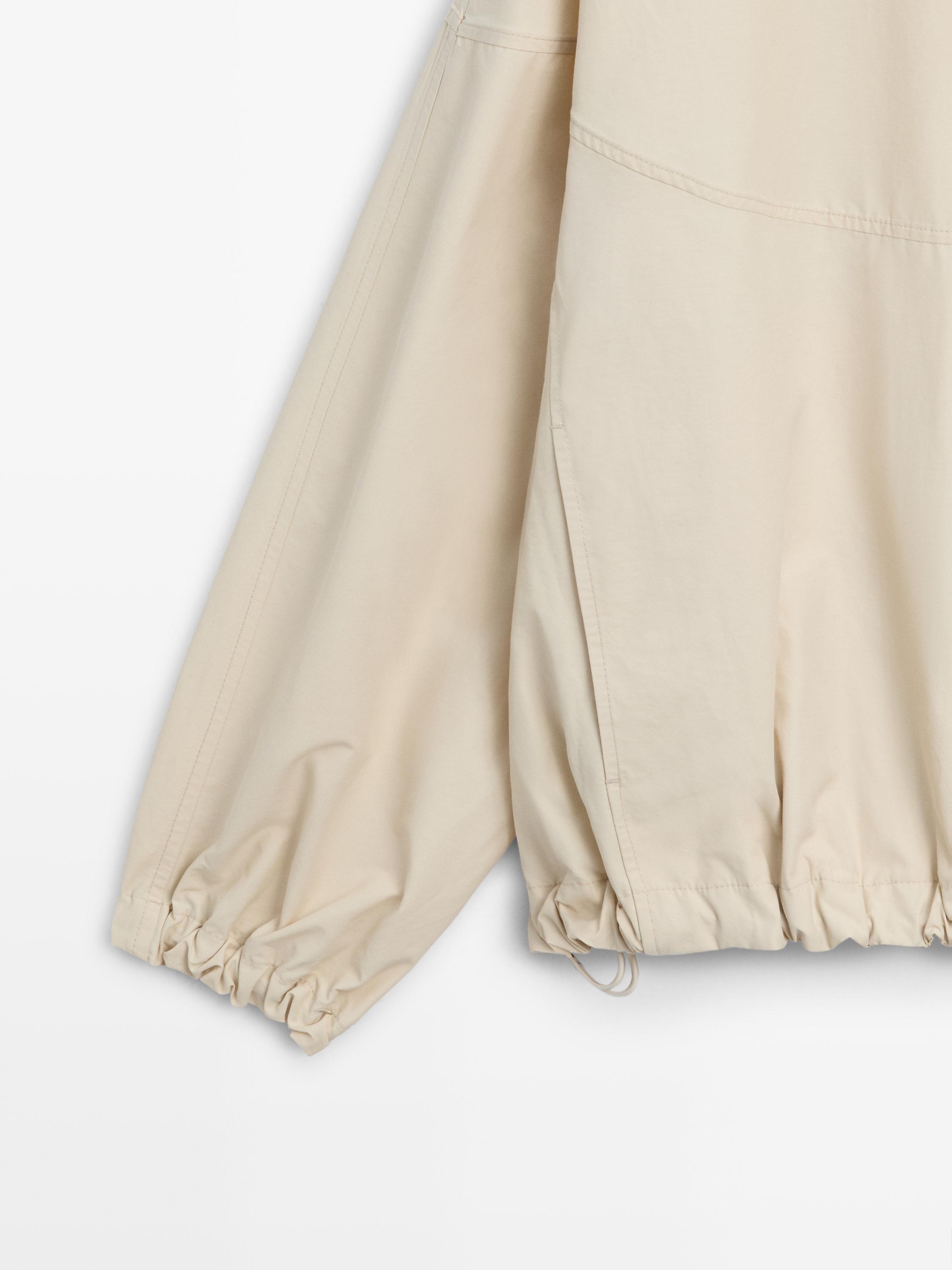 Veste bomber matelassée col montant